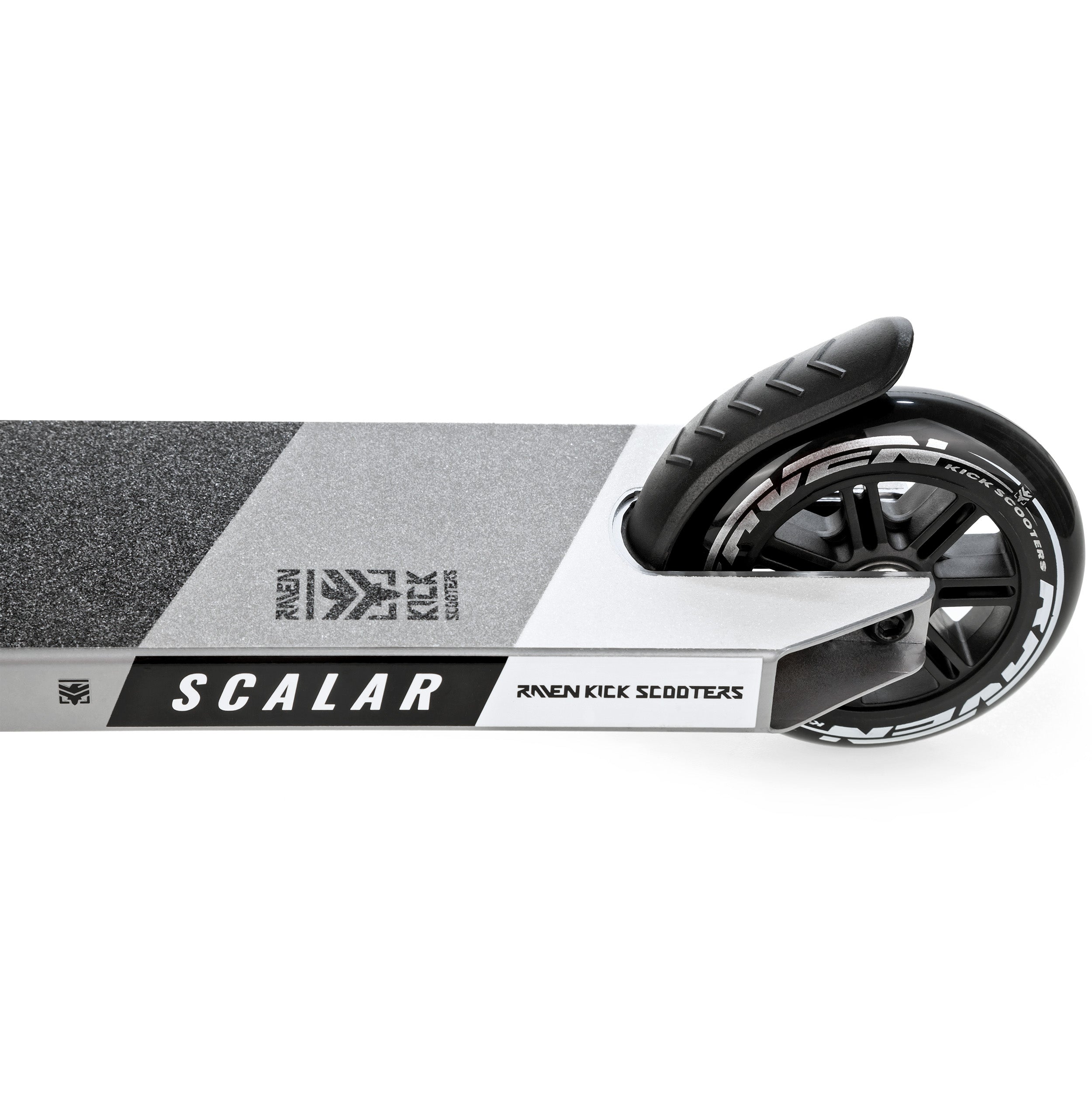 Stunt Scooter RAVEN Evolution Scalar Silver 100mm Kind two-wheeled