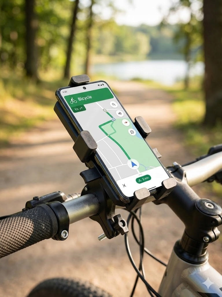 Sturdy Bicycle Phone Holder – 360° Glowica – Strong and Stable