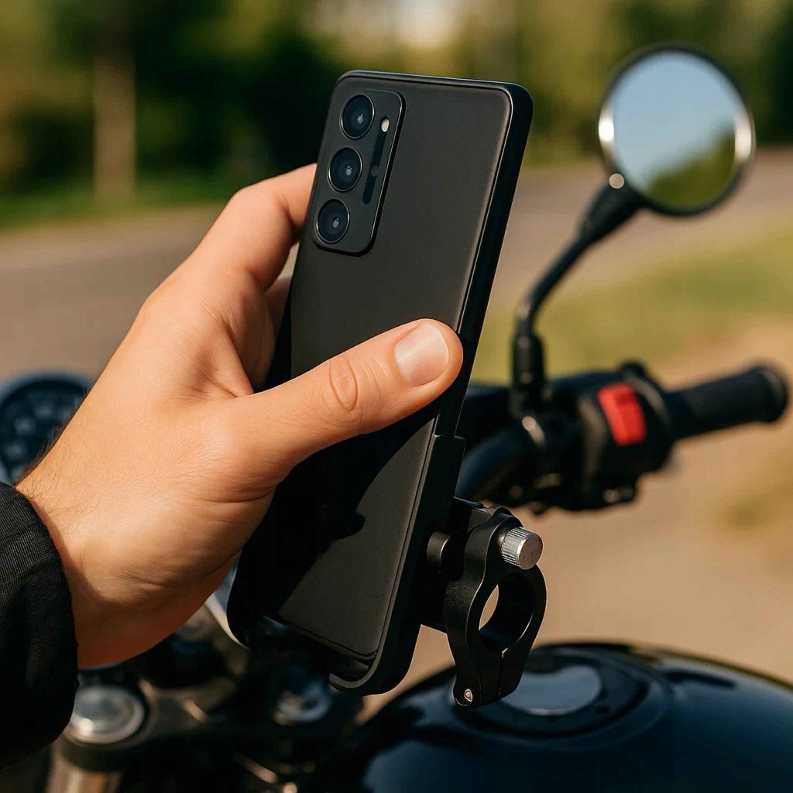 Sturdy Phone Holder For Bike Motorcycle Smartphone Rotary 360° BICYCLE Brand no brand