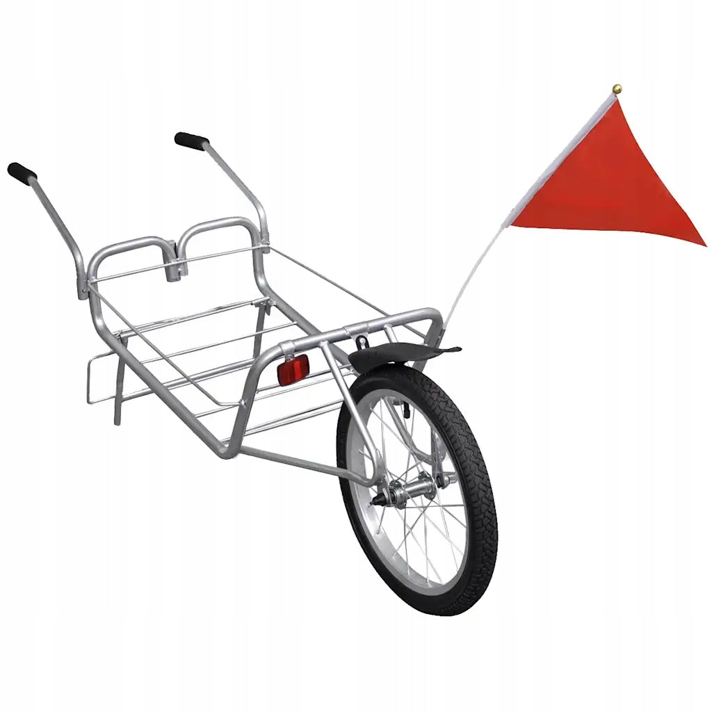 Sturdy bike trailer, with bag Additional features bag
