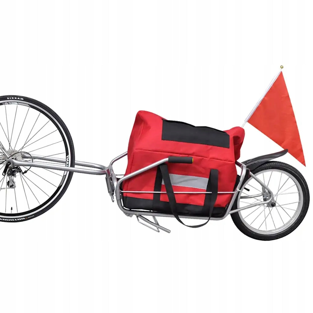 Sturdy bike trailer, with bag Maximum load 40 kg