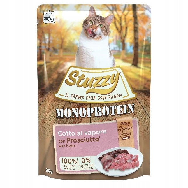 Stuzzy Monoprotein 85g Ham Prosciutto Wet Cat Food