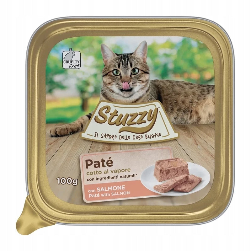 Stuzzy wet cat food Tray Pate salmon 100g