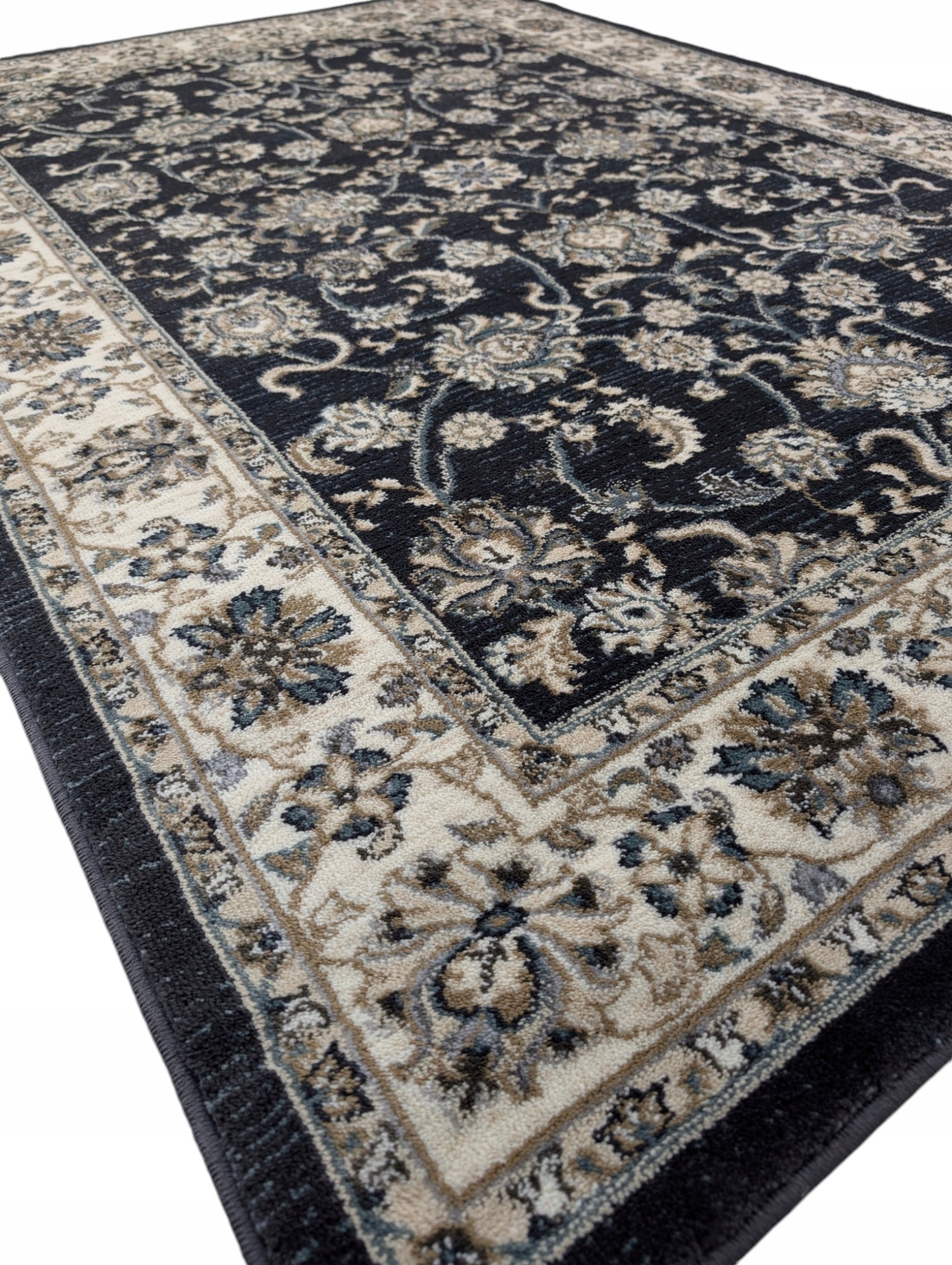 Stylish Carpet for Living Room Bedroom Persian Pattern Anthracite Dark Grey 80x150cm Manufacturer code L423B ANTHRATICE NEMRUT