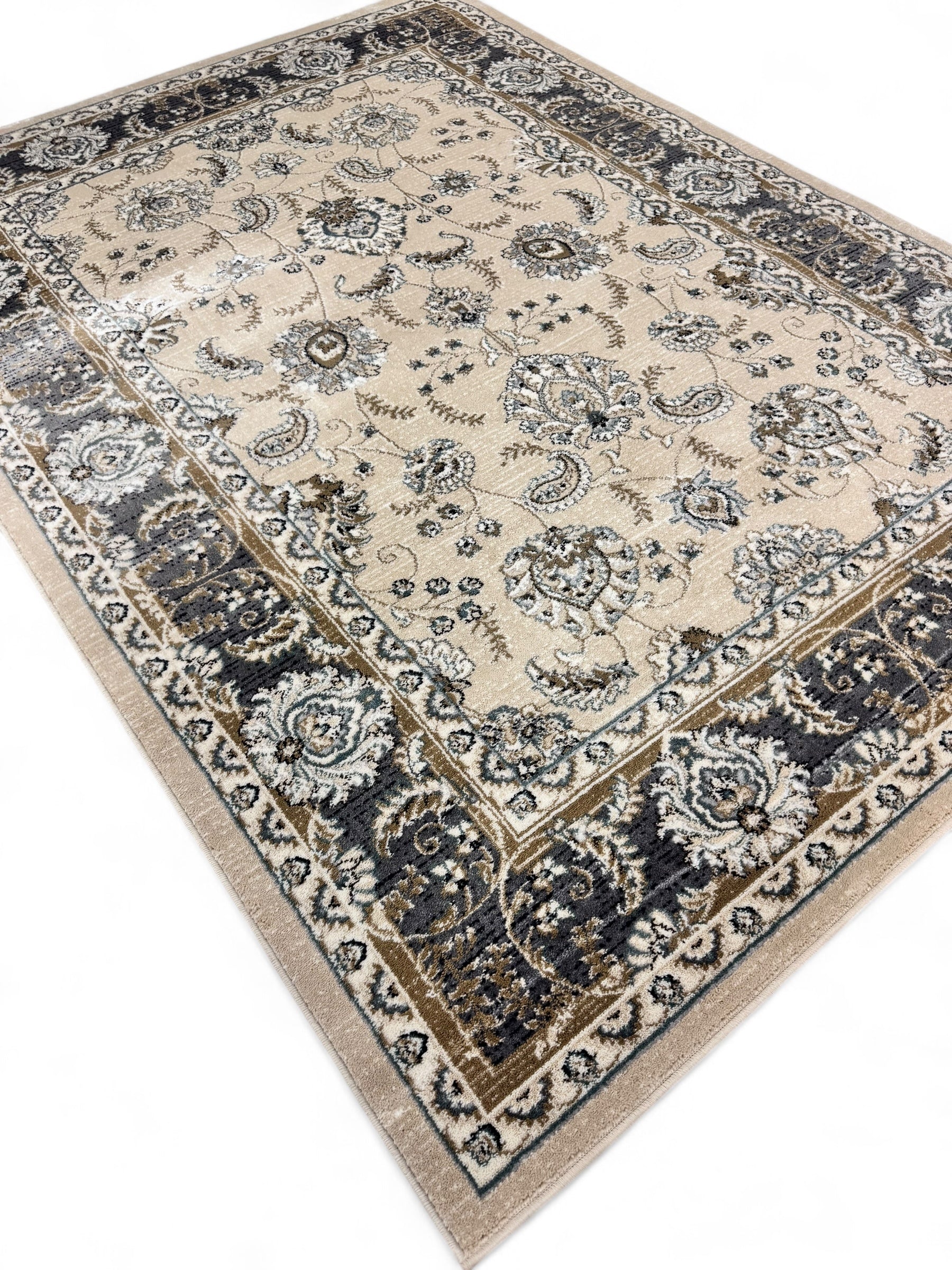 Stylish Carpet for Living Room Bedroom Persian Pattern Brown Beige 1,6x2,2 m Brand Dywany Chemex