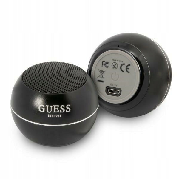 Stylish Guess Bluetooth Speaker mini, black/black