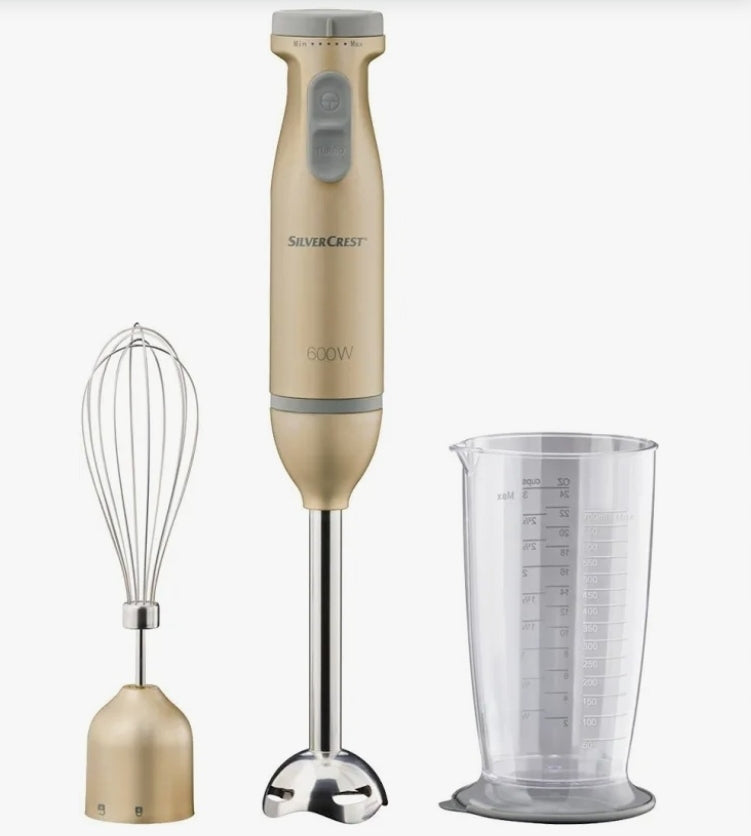 Stylish Hand Blender TURBO whisk 2in1 SilverCrest Champagne Mixer Manufacturer code 460031_2401