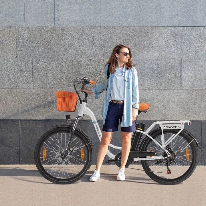 Stylish Men's/Women's Electric Bikes TTGO YY-26ST 250W 14.5AH 75KM EU Brand TTGO