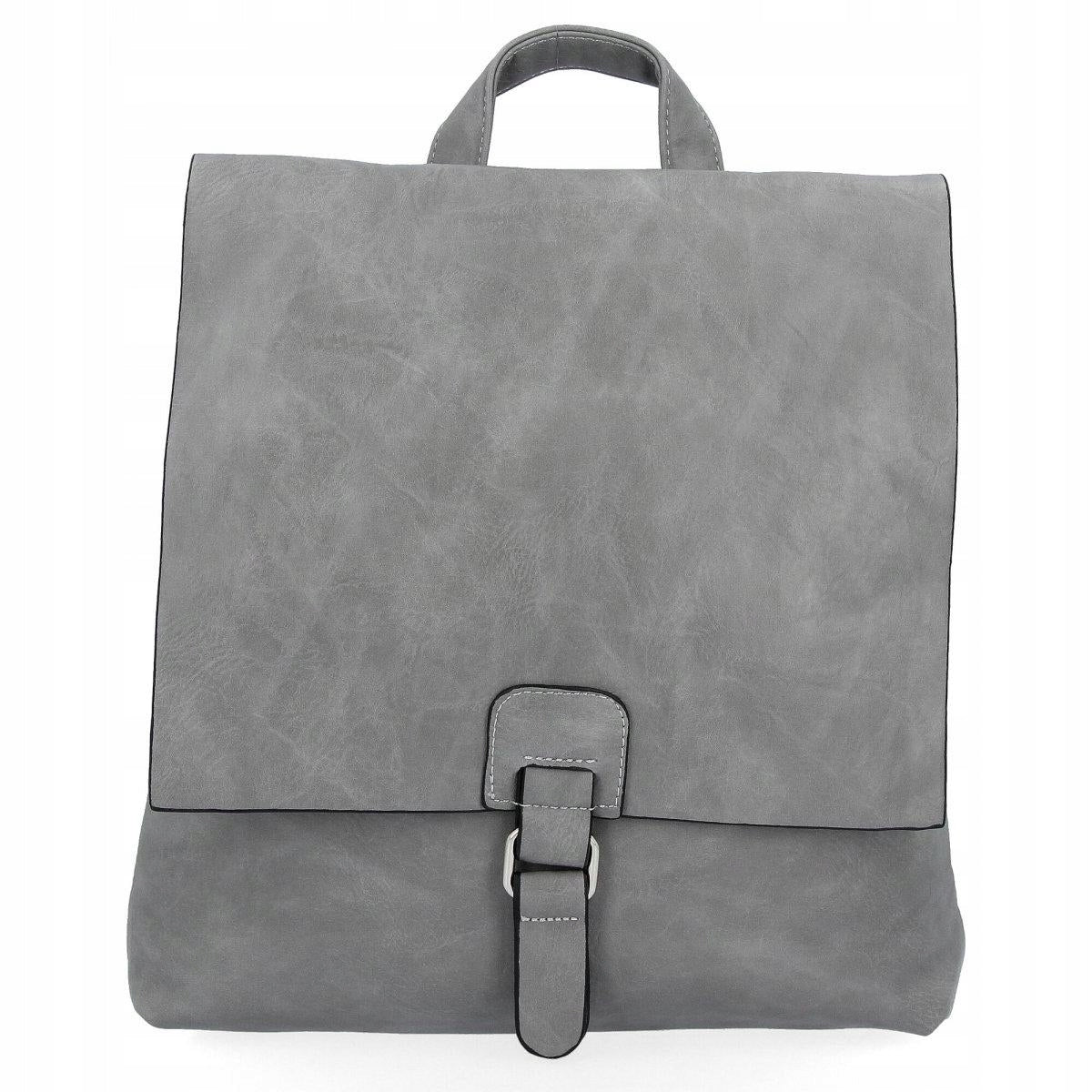 Stylish Women's Vintage XL Backpack by Hernan HB0349 Light Grey