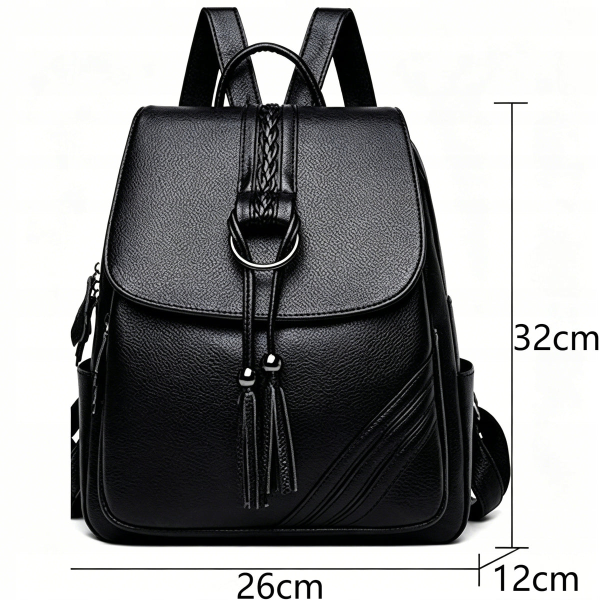 Stylish and elegant backpack, women's eco-friendly leather backpack Brand no brand