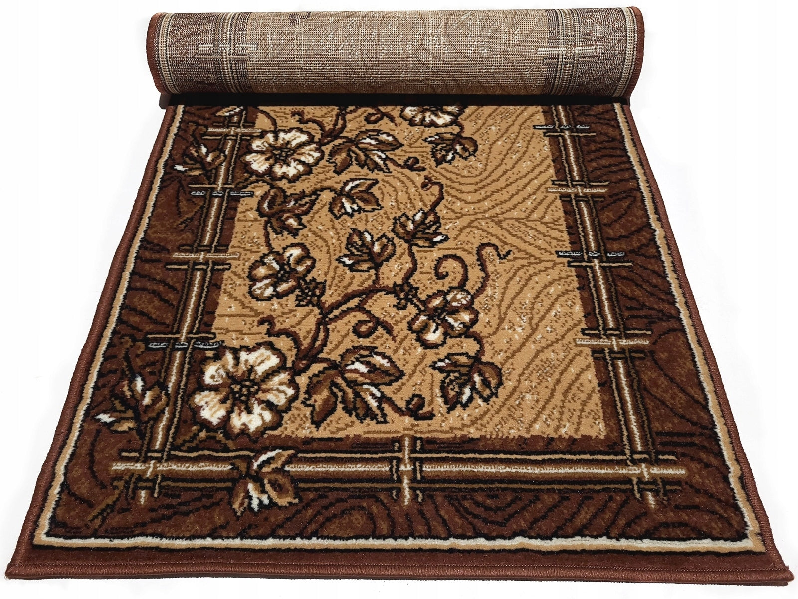 Stylish woven carpet Shiraz Bcf 100x300 Sidewalk for hallway living room -mix patterns