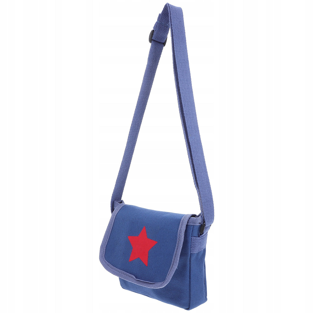 Stylowa Dziecięca Torba Crossbody Z Płótna Z Gwiazdkami Color blue