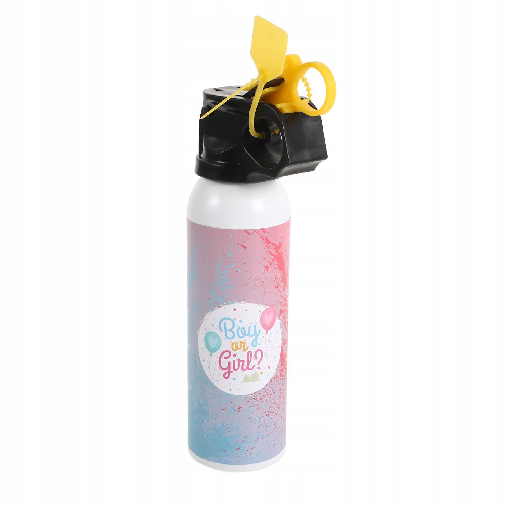 Stylowy Spray Proszkowy W Niebieskiej Butelce Do Gender Reveal Party Brand no brand