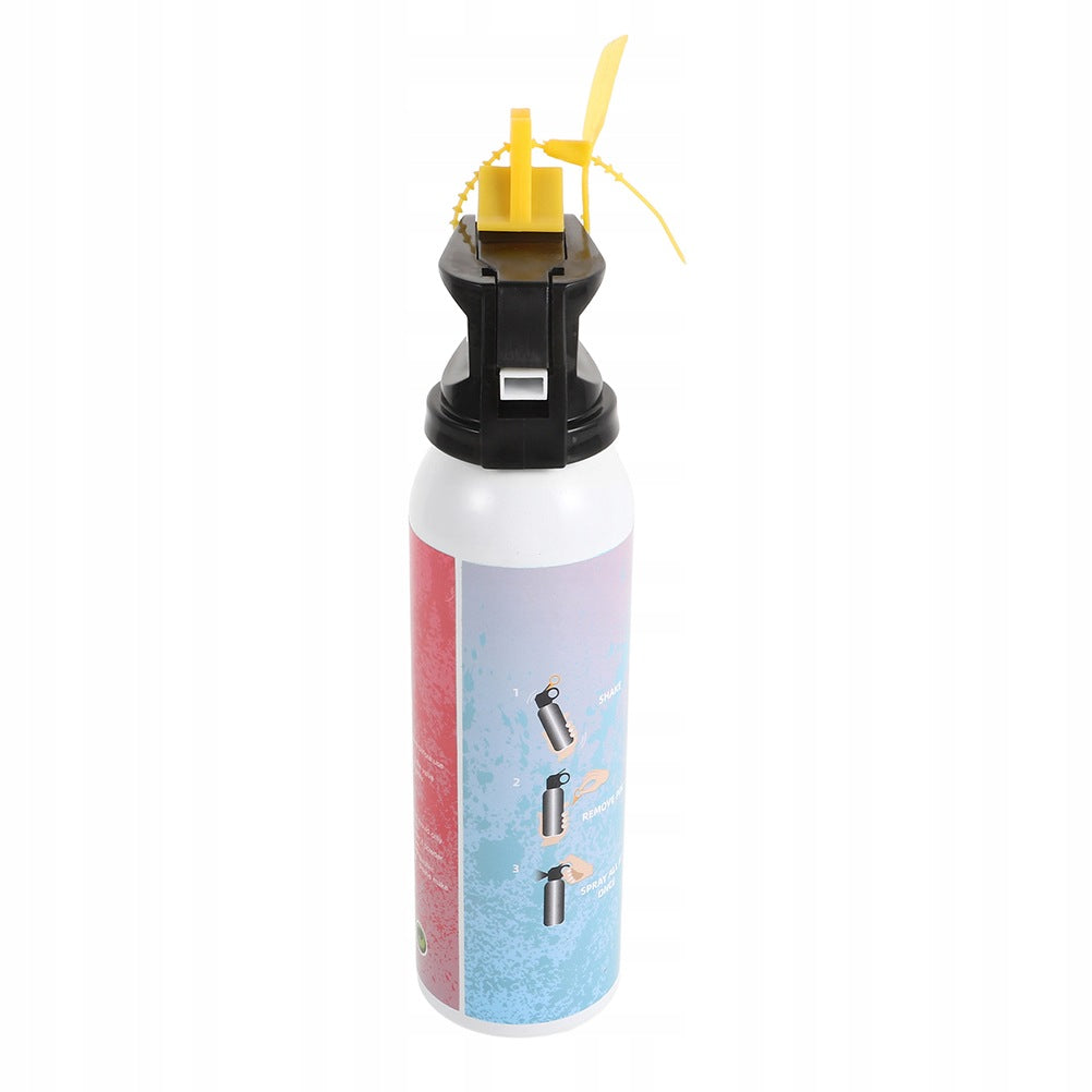 Stylowy Spray Proszkowy W Niebieskiej Butelce Do Gender Reveal Party Cylinder capacity 1 m3