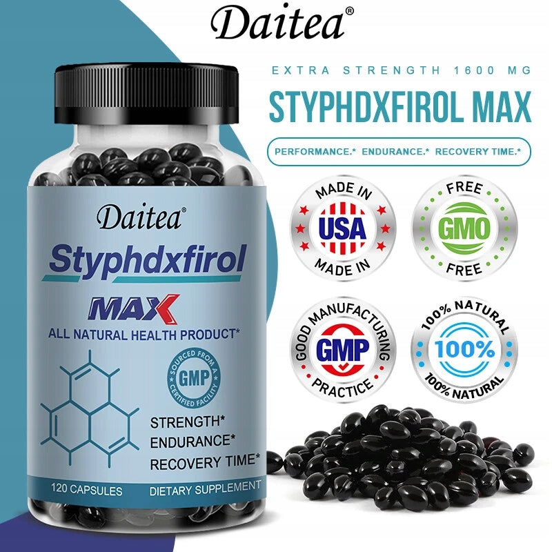 Styphdxfirol capsules – Muscle growth, nitric oxide, training, muscle pump Expiration date at least 1 year from the date of purchase