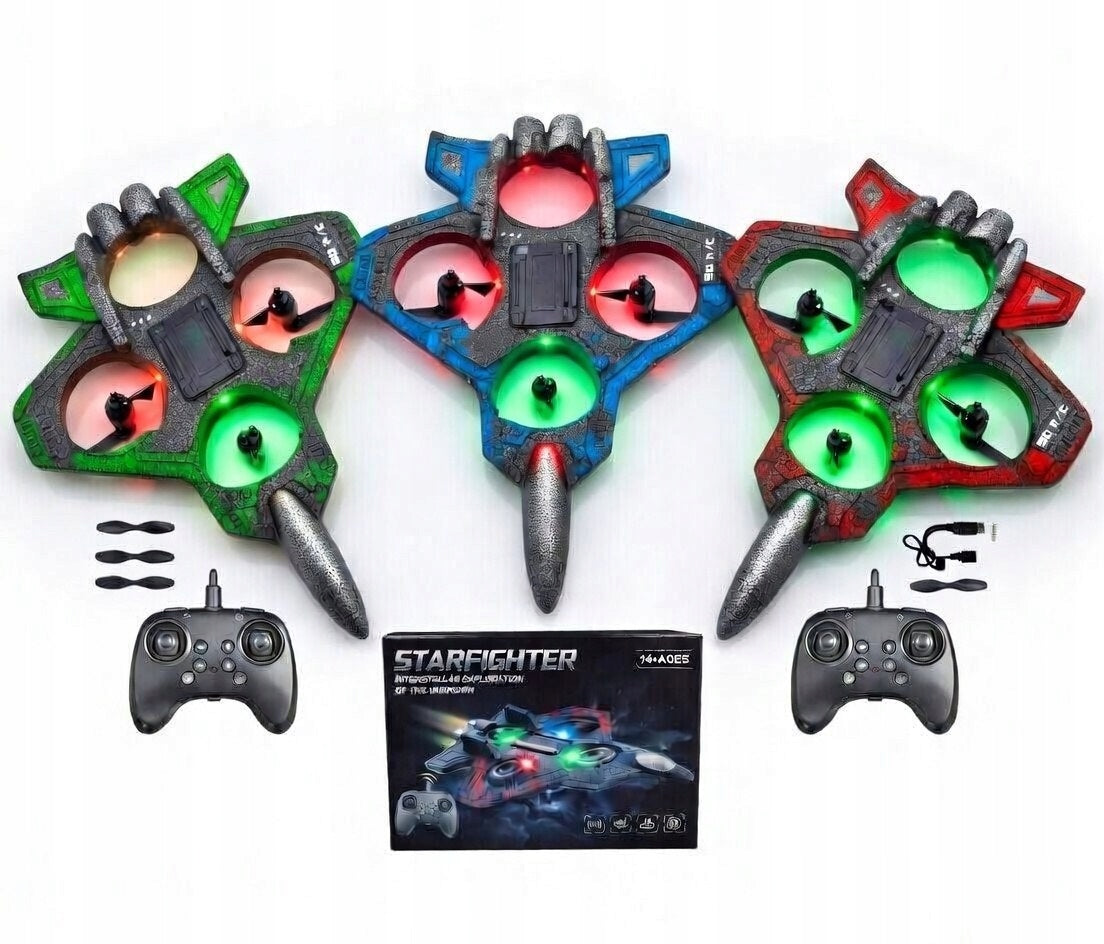 Styrofoam RC aircraft – LED, 360° rotation, remote control -1 pcs. Brand Bedee