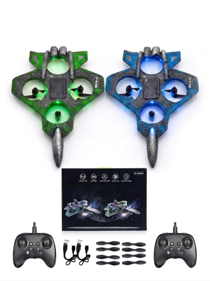 Styrofoam RC aircraft – LED, 360° rotation, remote control -1 pcs. Manufacturer code Samolot RC styropianowy