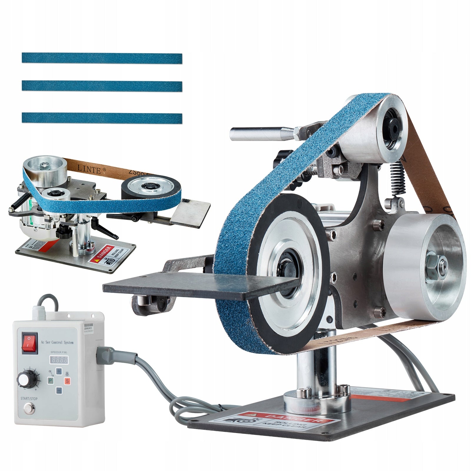 SucceBuy Belt Sander 550W 5500RPM With VFD Frequency Inverter Brand no brand