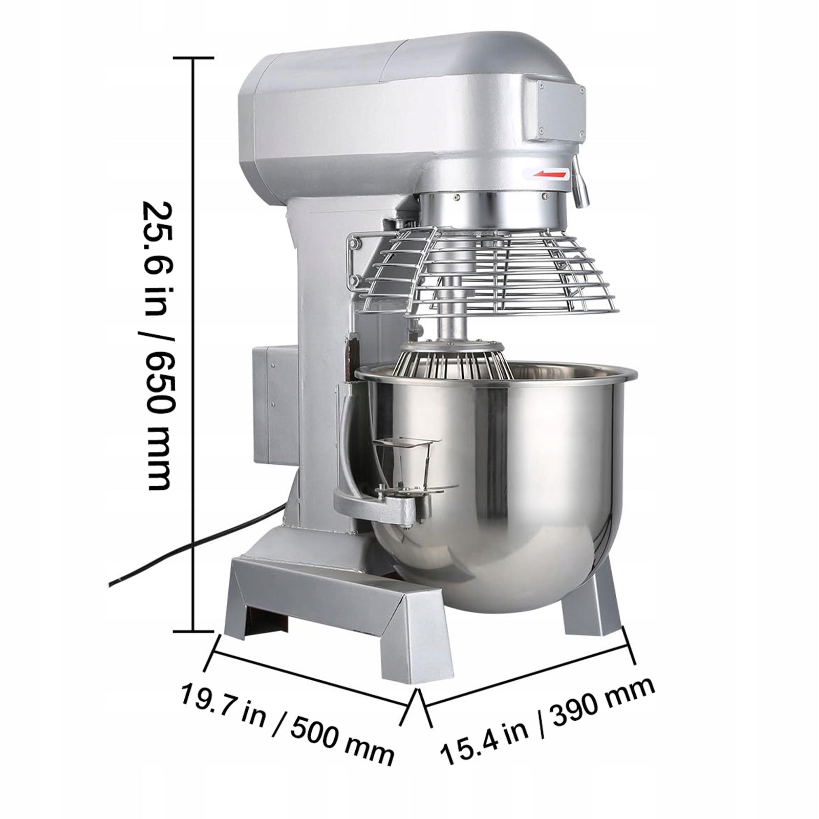 SucceBuy Cake Mixer 390x500x650mm 600W 14L Commercial Stand Mixer Brand SucceBuy