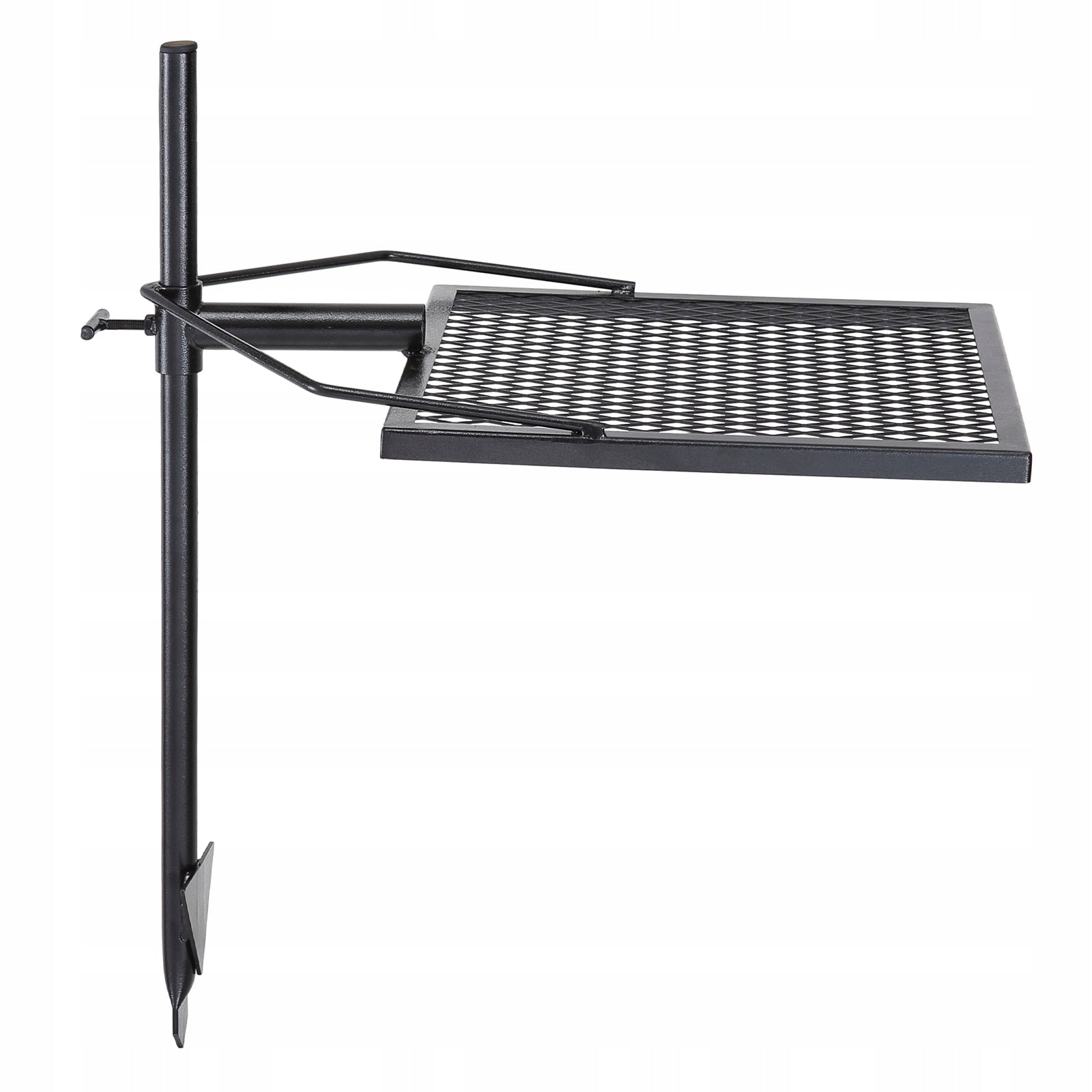 SucceBuy Charcoal Grill Rotary 675x405x710MM Load Capacity 6KG Premium Steel Grill height 71 cm