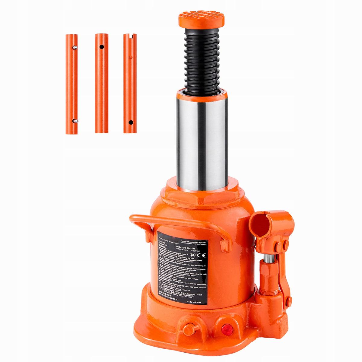 SucceBuy Hydraulic Bottle Lift Maximum Capacity 20T