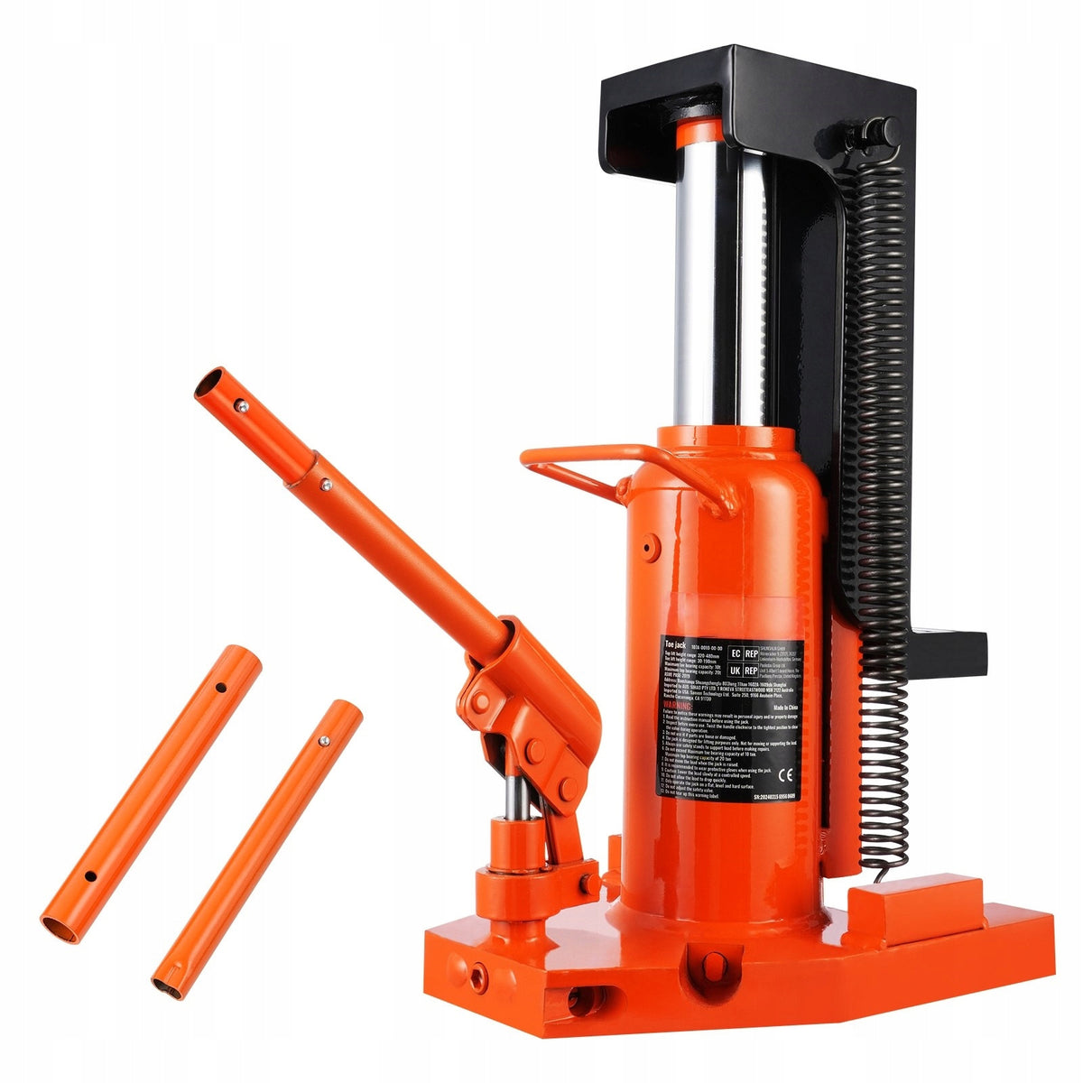 SucceBuy Hydraulic Car Lift 22.6KG With Lifting Capacity Up to 10T Minimum lifting height 287 mm
