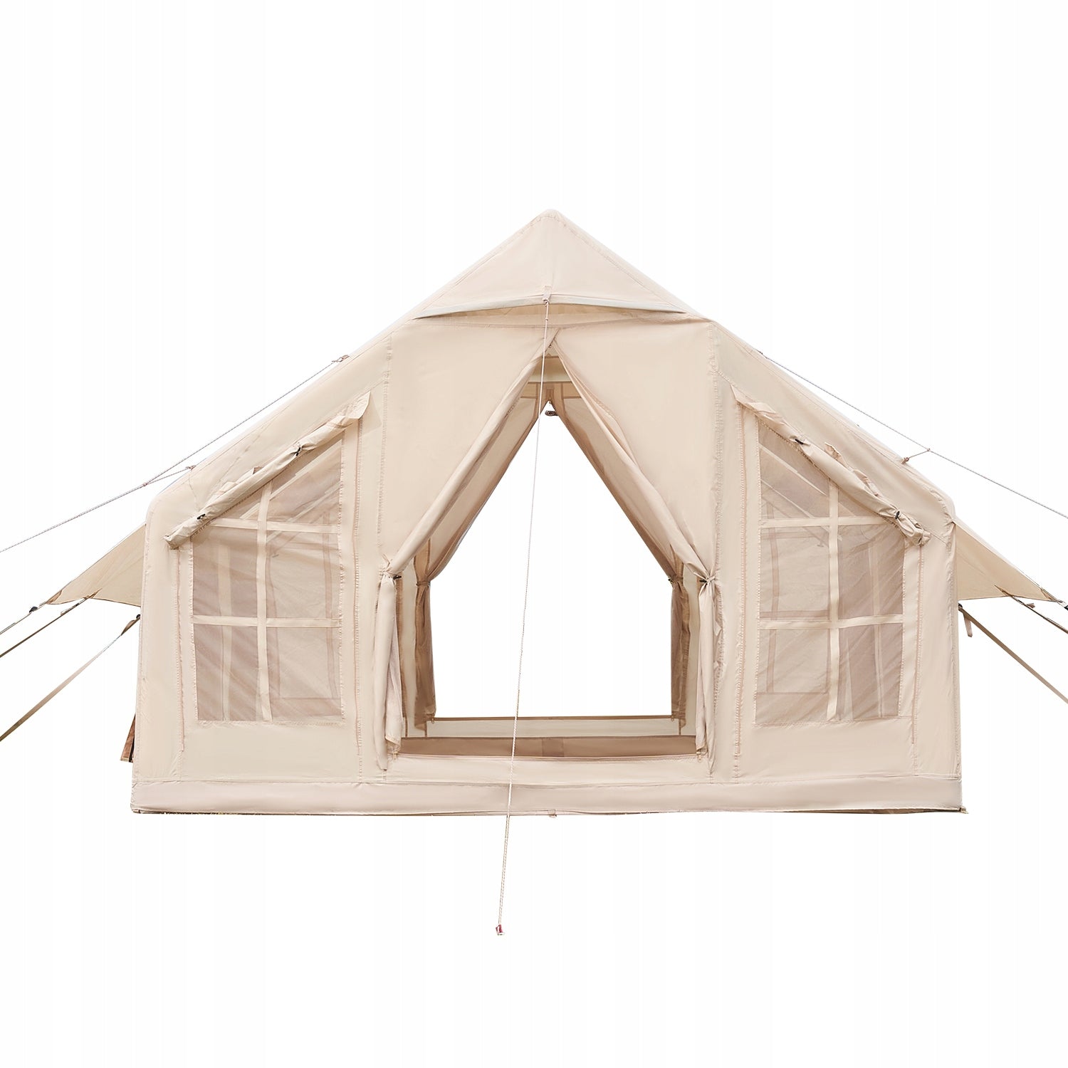 SucceBuy Inflatable Tent With Pump 3x2x2.3M 4-6 Person Oxford Fabric Waterproofness 3000 mm