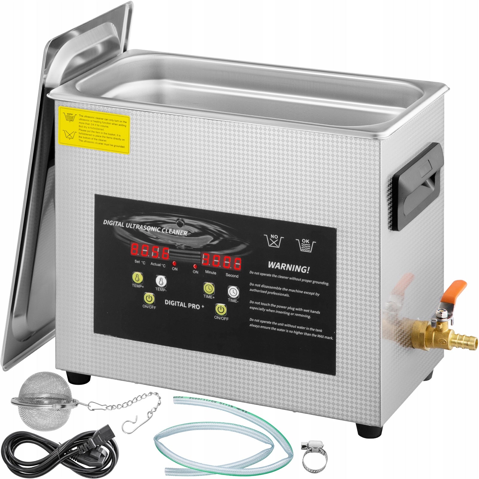 SucceBuy Ultrasonic Cleaner 6L 400W 40KHz Stainless Steel 304 Manufacturer code QXJ6LCSB-400W