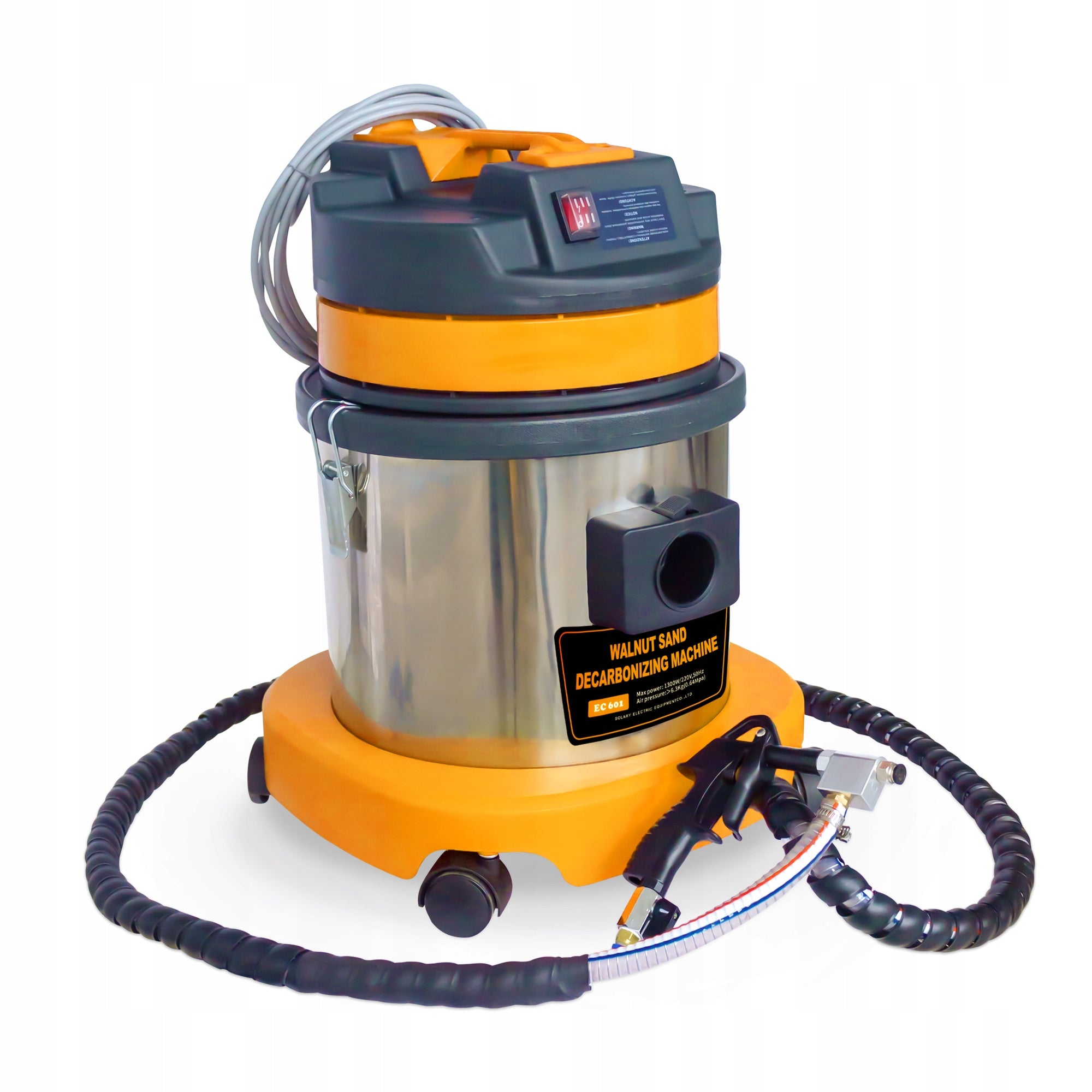 Suction Valve Cleaning Sandblaster + 2kg Abrasive Walnut Manufacturer code V102