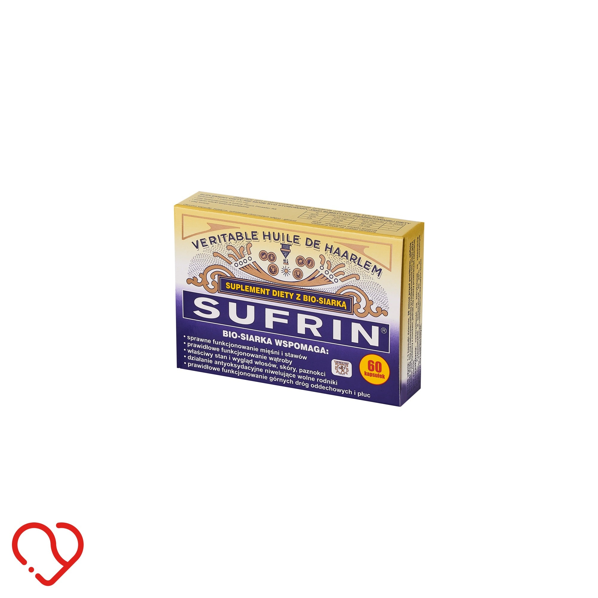 Sufrin 60 capsules BIO-SULFUR JOINTS SKIN HAIR NAILS