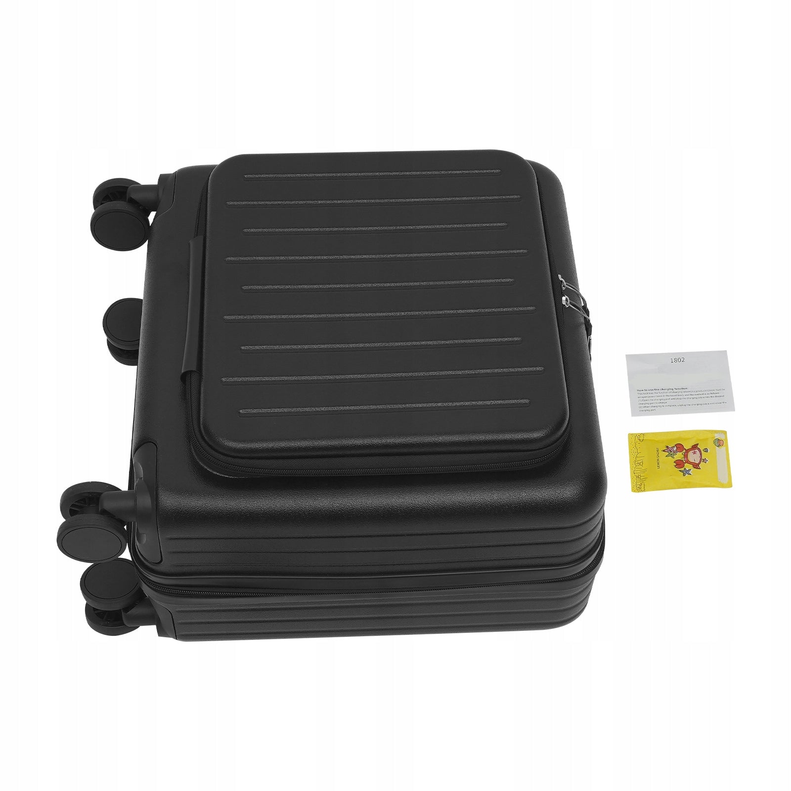 Suitcase, 18" Boarding Suitcase, Black Travel Luggage Suitcase, 45*24*41cm Manufacturer code BS123
