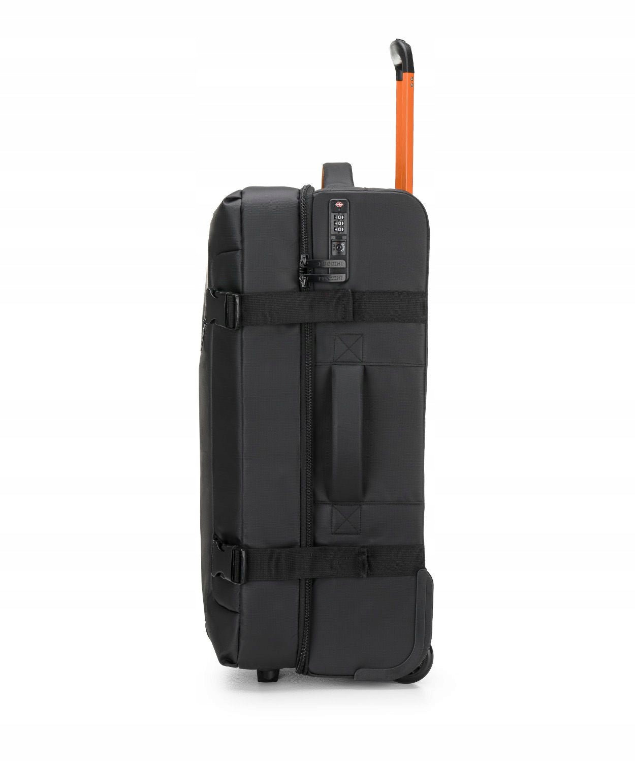 Suitcase Medium Travel Soft On Wheels PUCCINI Black EM50249B-1 Brand PUCCINI