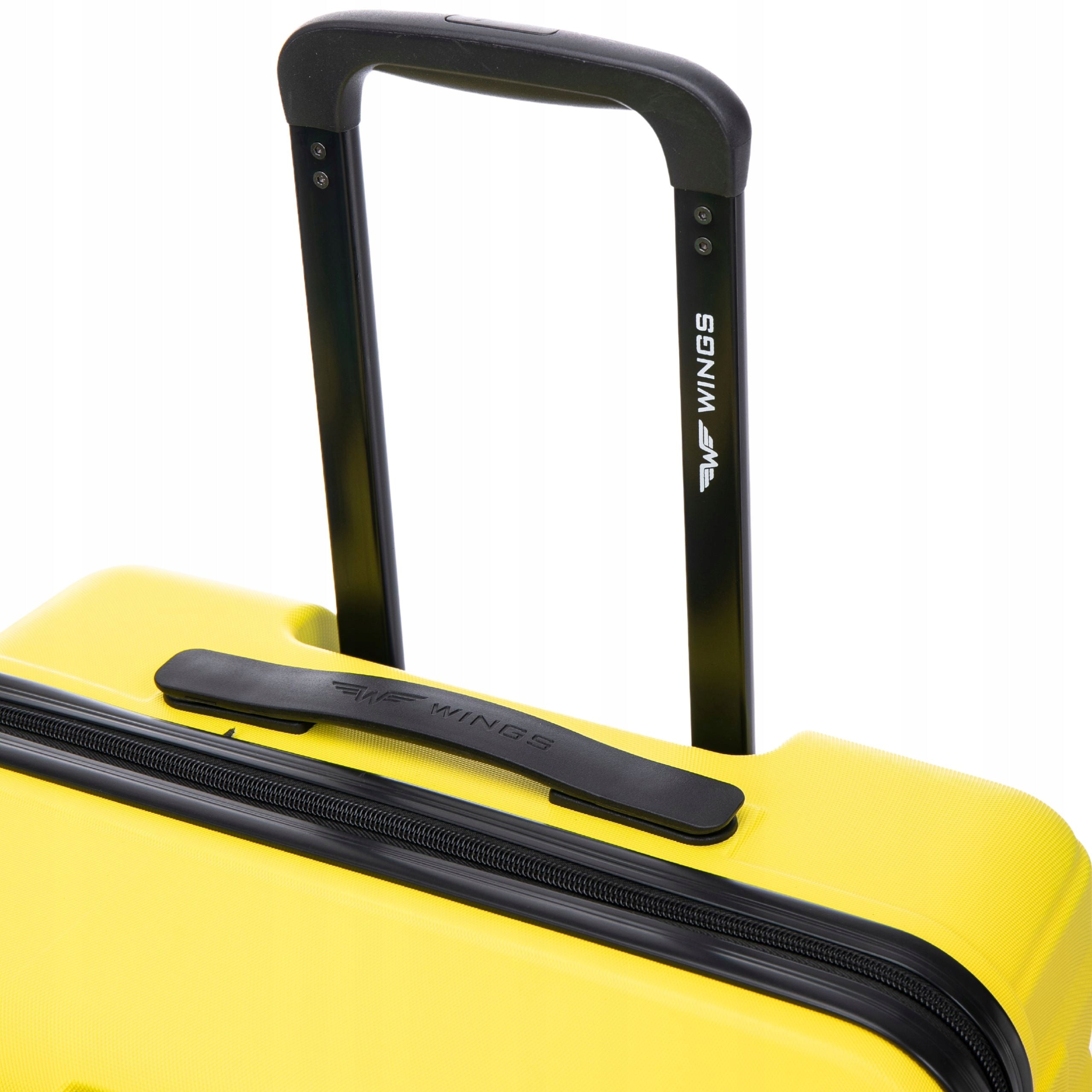 Suitcase SMALL cabin WINGS Travel luggage on 4 wheels with ABS hard Height 55.5 cm