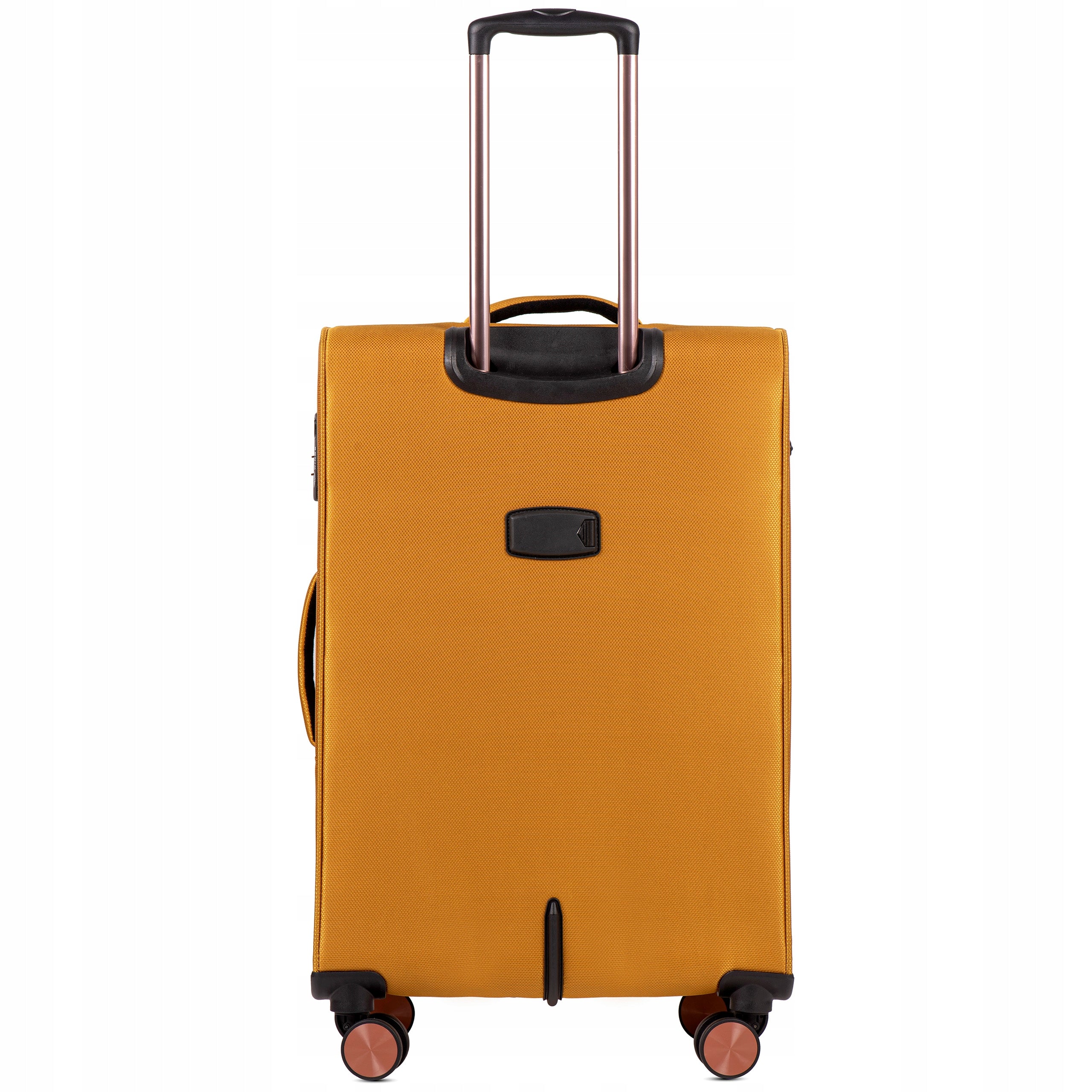 Suitcase soft medium luggage for aircraft registered on wheels 24" WINGS Manufacturer code TRN01-M-YELLOW/ORANG