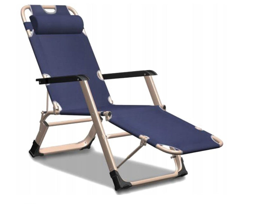 Sun Lounger Garden Chair ELEGANT FOLDING REINFORCED
