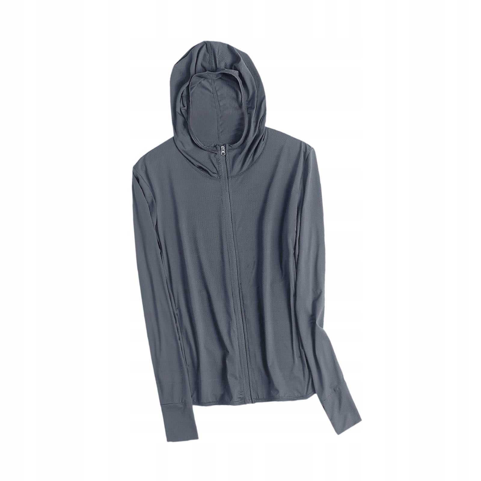 Sun Protection Jacket Summer Shirts Hoodie Clothing Hoodie Jacket for Grey Size universal