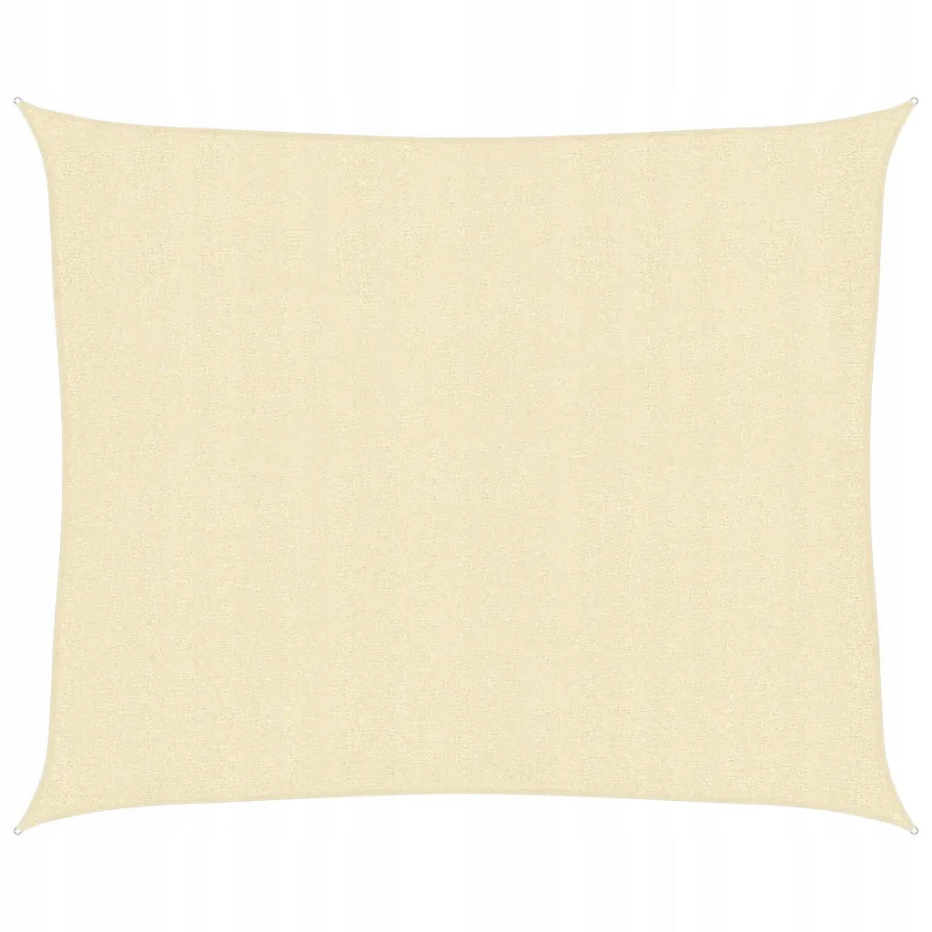 Sun sail, 160 g/m², cream, 2,5x3 m, HDPE