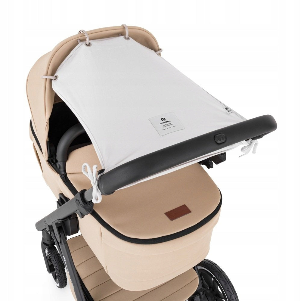 Sun visor for stroller umbrellaPetite&Mars Sunny Mocha Mousse Brand Petite&Mars