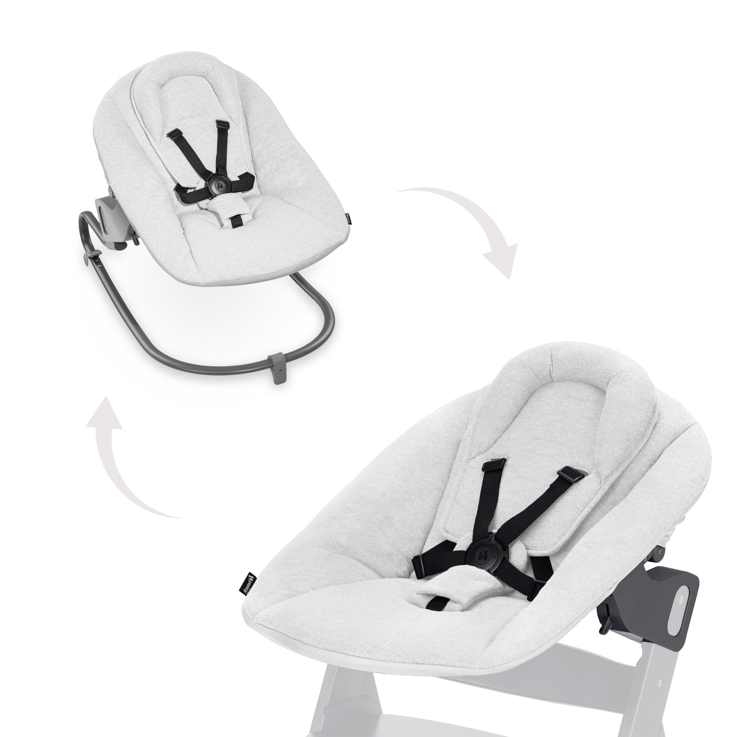 Sunbed Rocker 2in1 Hauck Bouncer Premium Alpha & Beta PACKAGING DESCRIPTION