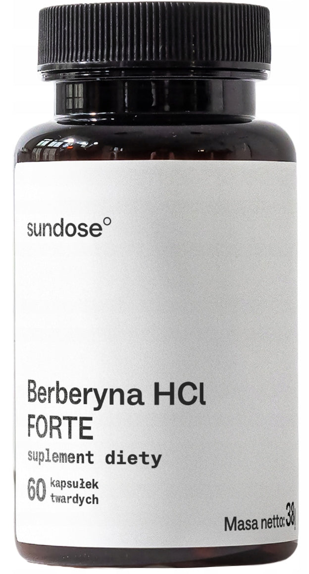 Sundose Berberine HCL Forte 60 kaps.