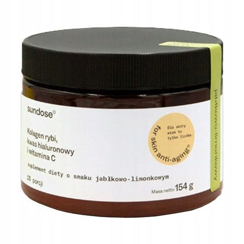 Sundose FOR SKIN ANTI-AGING Collagen fish apple-lime flavour 154g