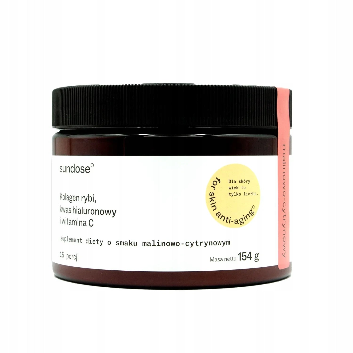 Sundose FOR SKIN ANTI-AGING Collagen fish raspberry-lemon flavor 154g