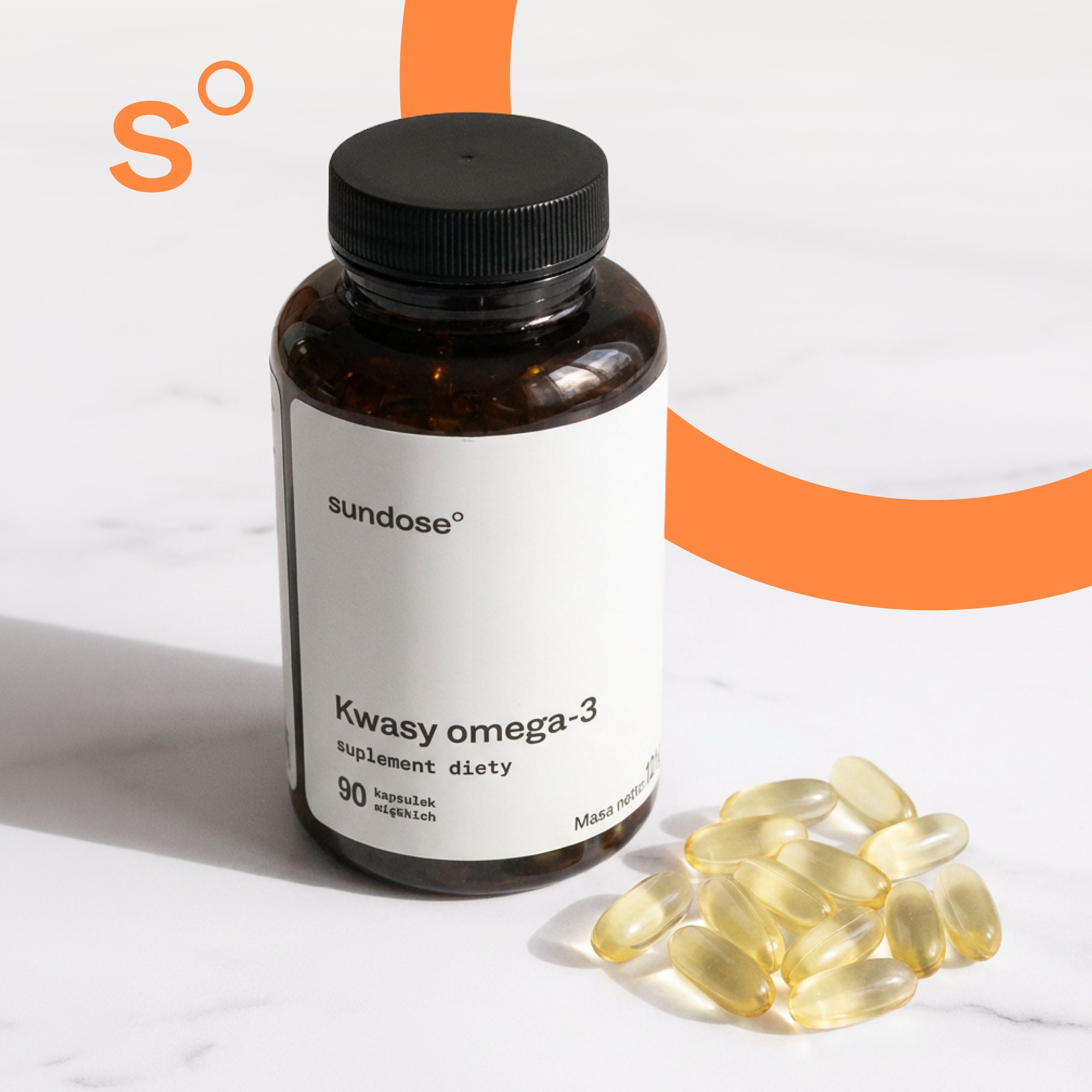 Sundose° OMEGA 3 ACIDS Longevity, Heart and Brain Health - 90 Pack Brand Sundose