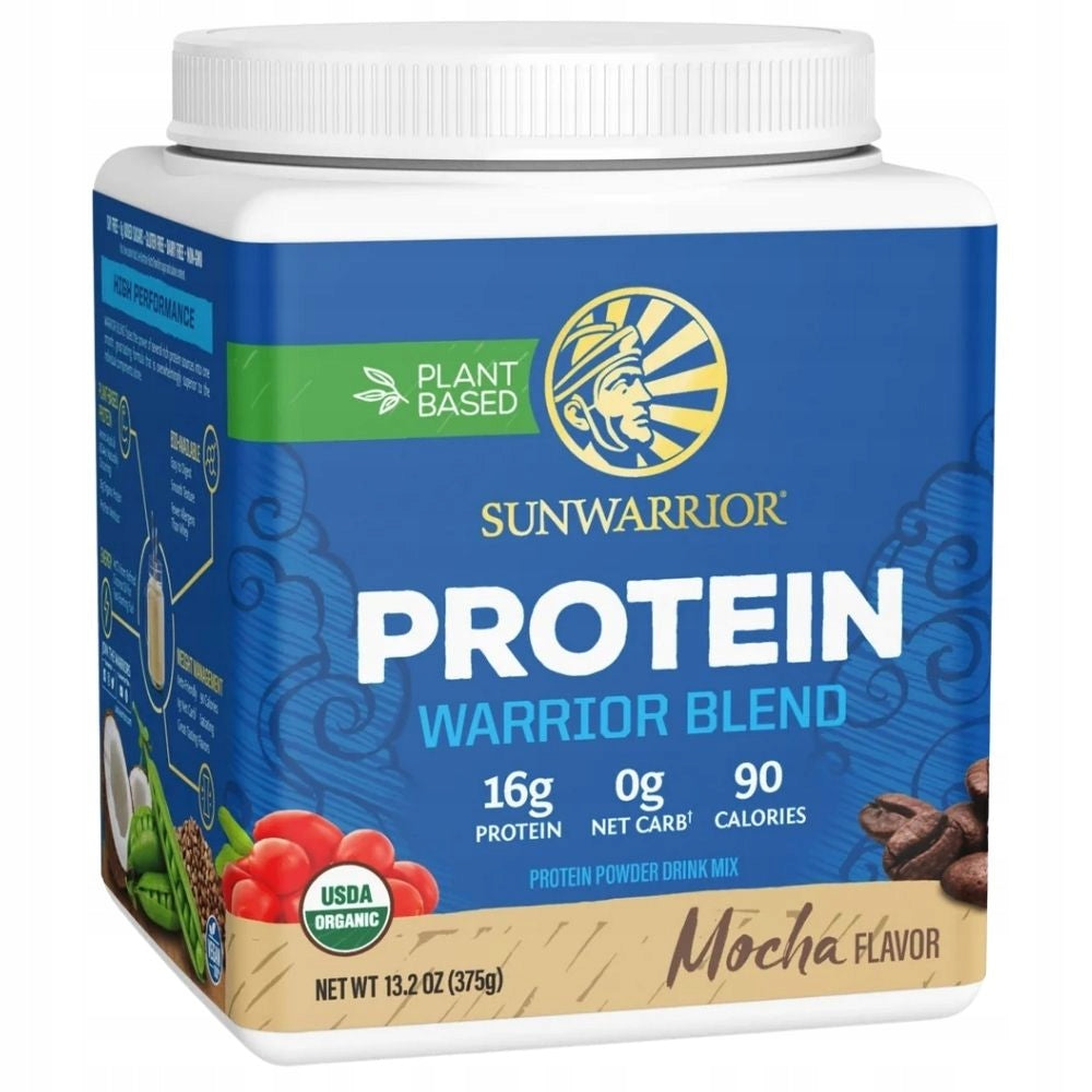 Sunwarrior Vegetable Protein Blend Mocha Vegan Keto BCAA VEGE 375 g