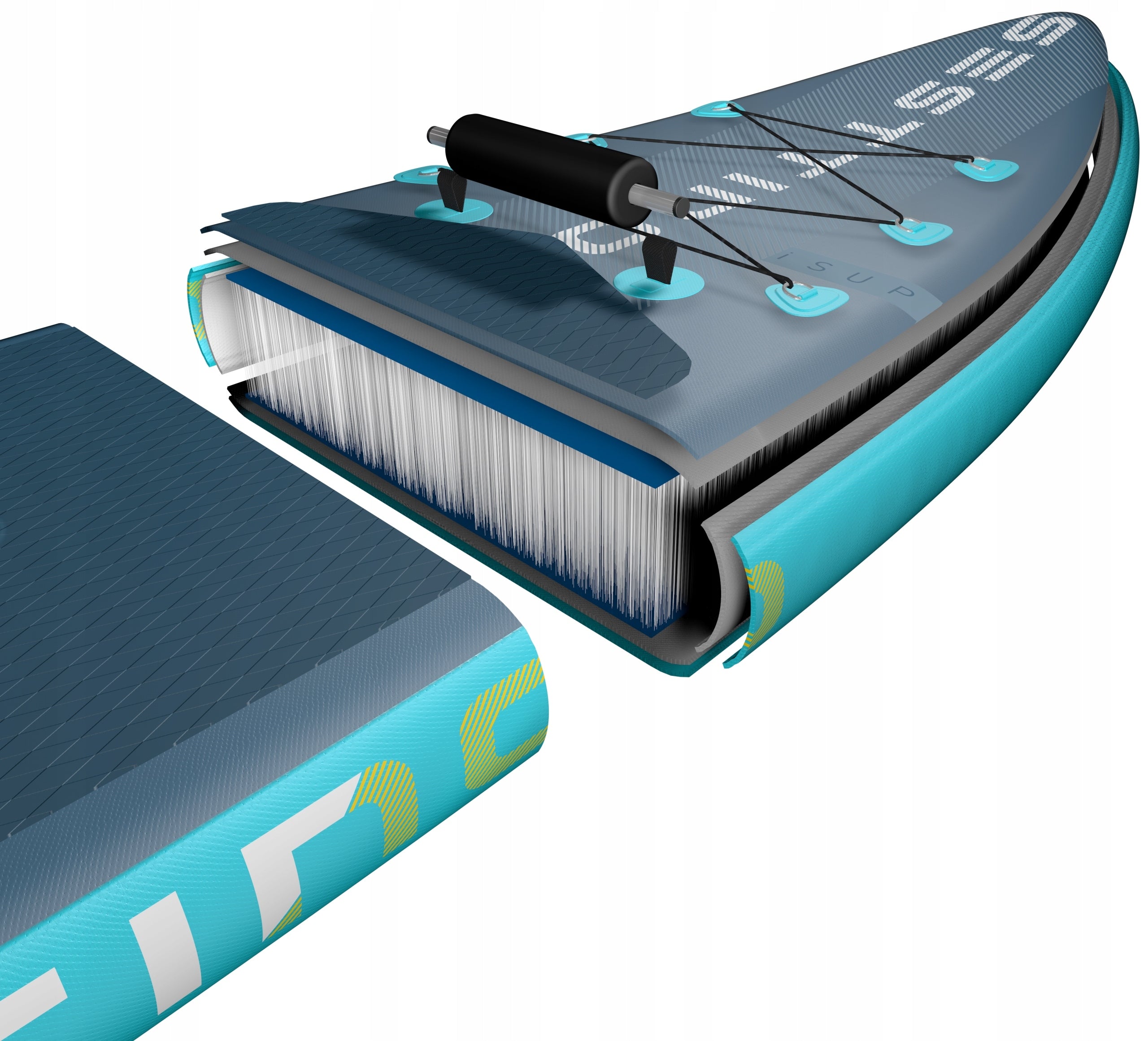 Sup Board For Swimming Pumped 350cm FULL SET Stand Up Paddle SESTTINO Model SAIL-XR BLUE