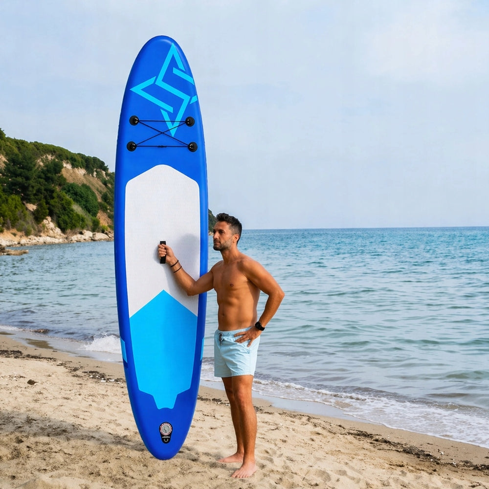 Sup Paddle Board for Swimming Pumped Set Accessories 350 cm Brand Bauster