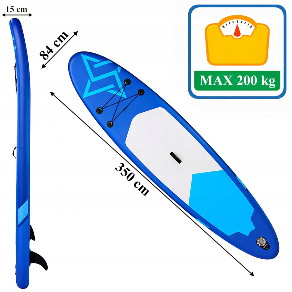 Sup Paddle Board for Swimming Pumped Stand Up + Accessories 350 cm EAN (GTIN) 5903682309308