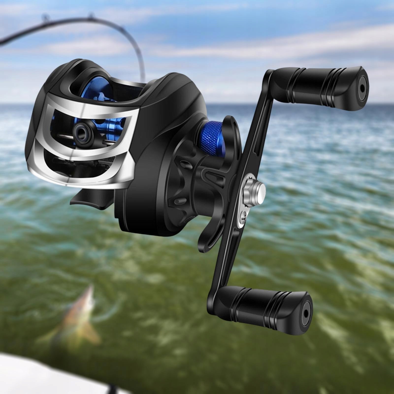 Super Compact casting reel 8kg Maximum resistance for Customs tariff code 95073000