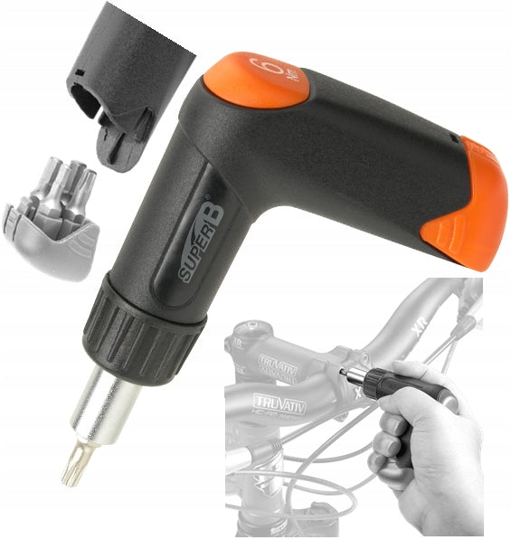 SuperB TORQUE WRENCH 6 NM + TORX BOLTS