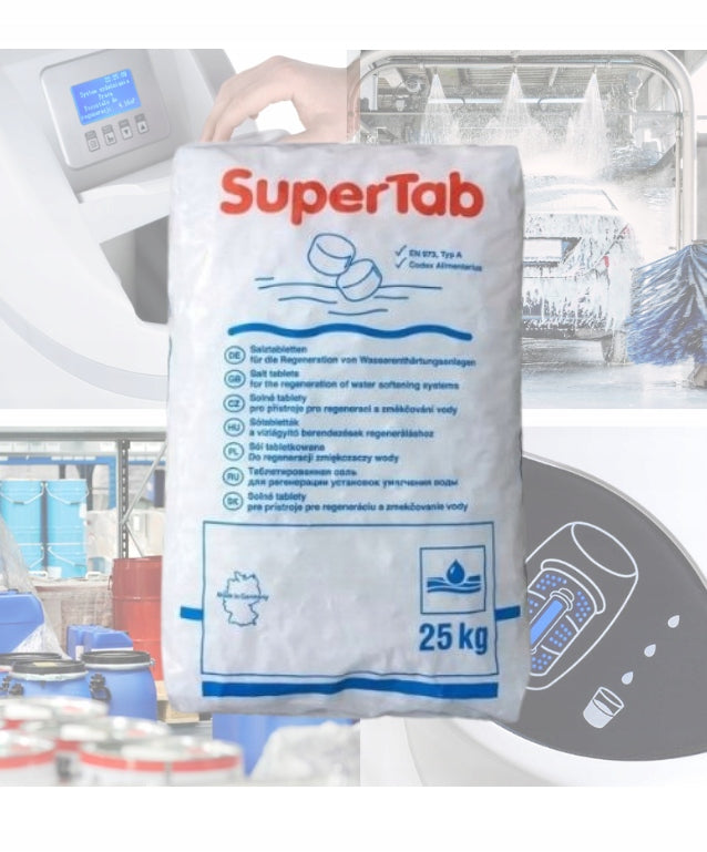 SuperTab Salt in Tablets For Softener Treatment Salt Tablets 25 kg Packaging status original
